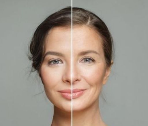 Woman enjoying a peaceful head massage in a serene spa environment.